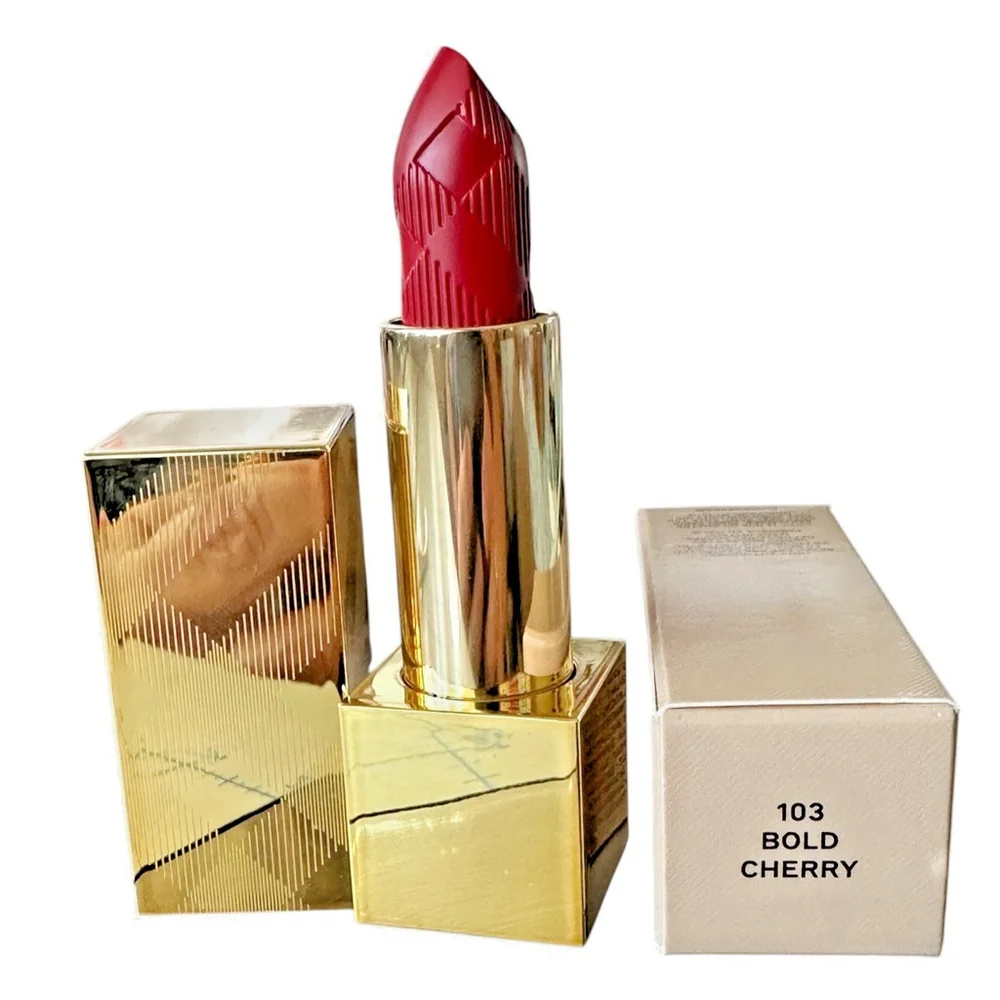 Burberry Kisses Satin Lip Colour (3.3g/0.11 oz) Bold Cherry (103) Full Sz NIB